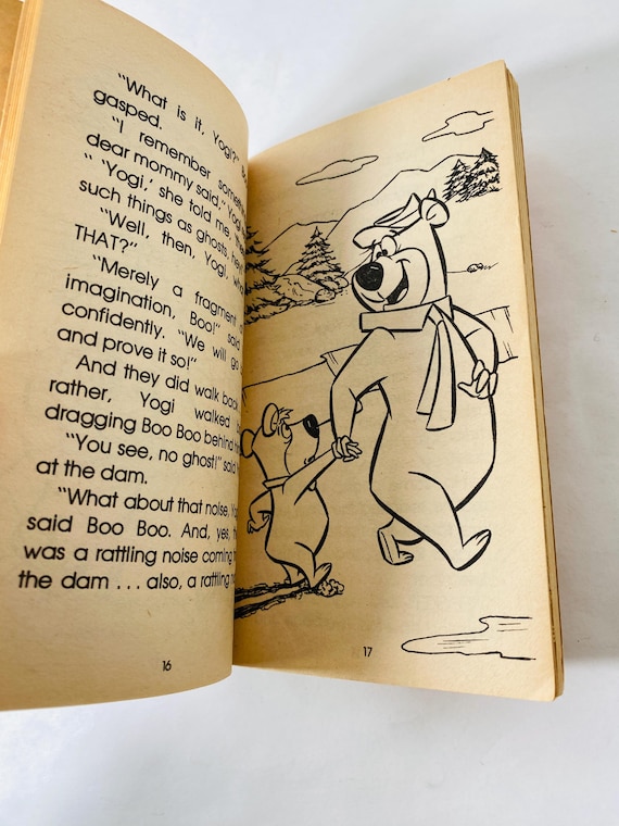 Yogi Bear the Ghost of Beaver Dam Vintage Hanna Barbera Paperback