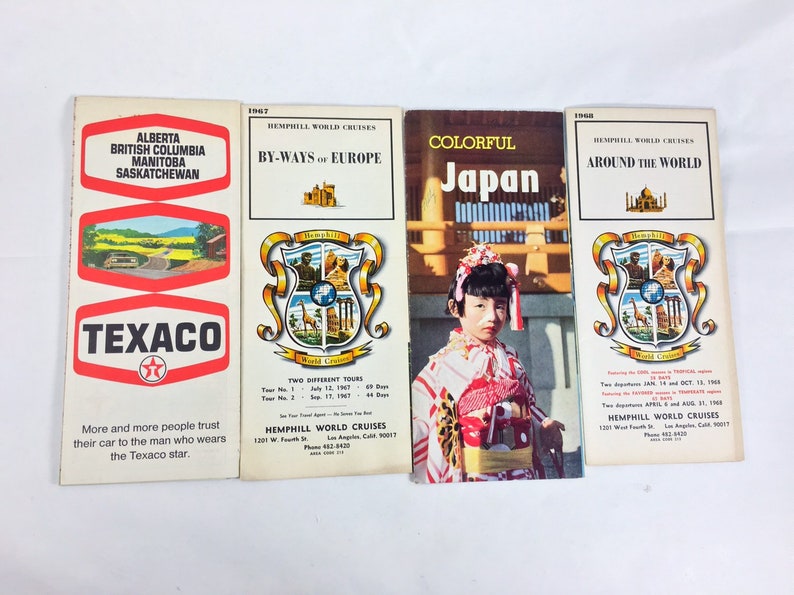 Vintage Travel Brochures. Lot of 6 1960s Global Pamphlets. Etsy Vintage Travel Brochures. Lot of 6 1960s Global Pamphlets. Etsy