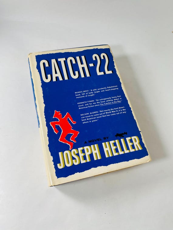 Catch 22 by Joseph Heller Vintage Book EARLY PRINTING Circa 1961