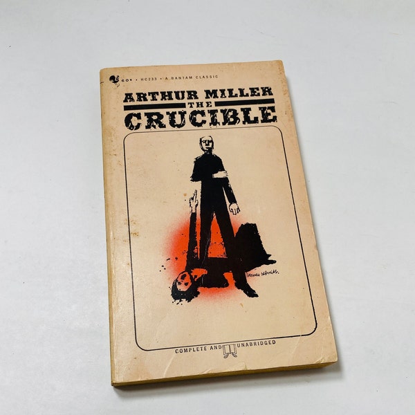 Arthur Miller Crucible vintage Bantam paperback book circa 1963 One of the greatest American plays ever written