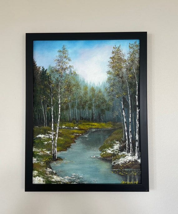 Spring, 12x16 Canvas, Framed, Oil Painting - Etsy