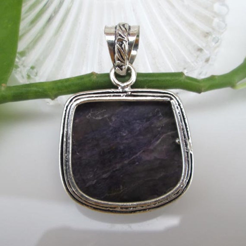 Designer Charoite Pendant,Gemstone Pendant,Purple Jewelry,Birthday-Anniversary-Festival Gift Pendant,Charoite Jewelry,Necklace-P-3035