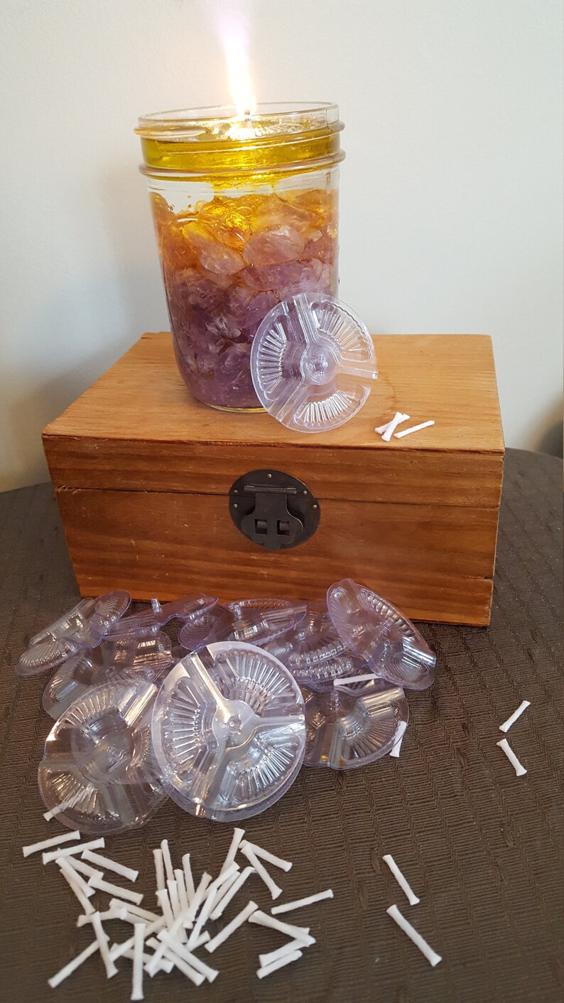 Plastic Floating Oil candles Water Candles Floating Wicks Etsy