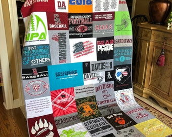 Custom T-Shirt Memory Quilt - Twin XL Size