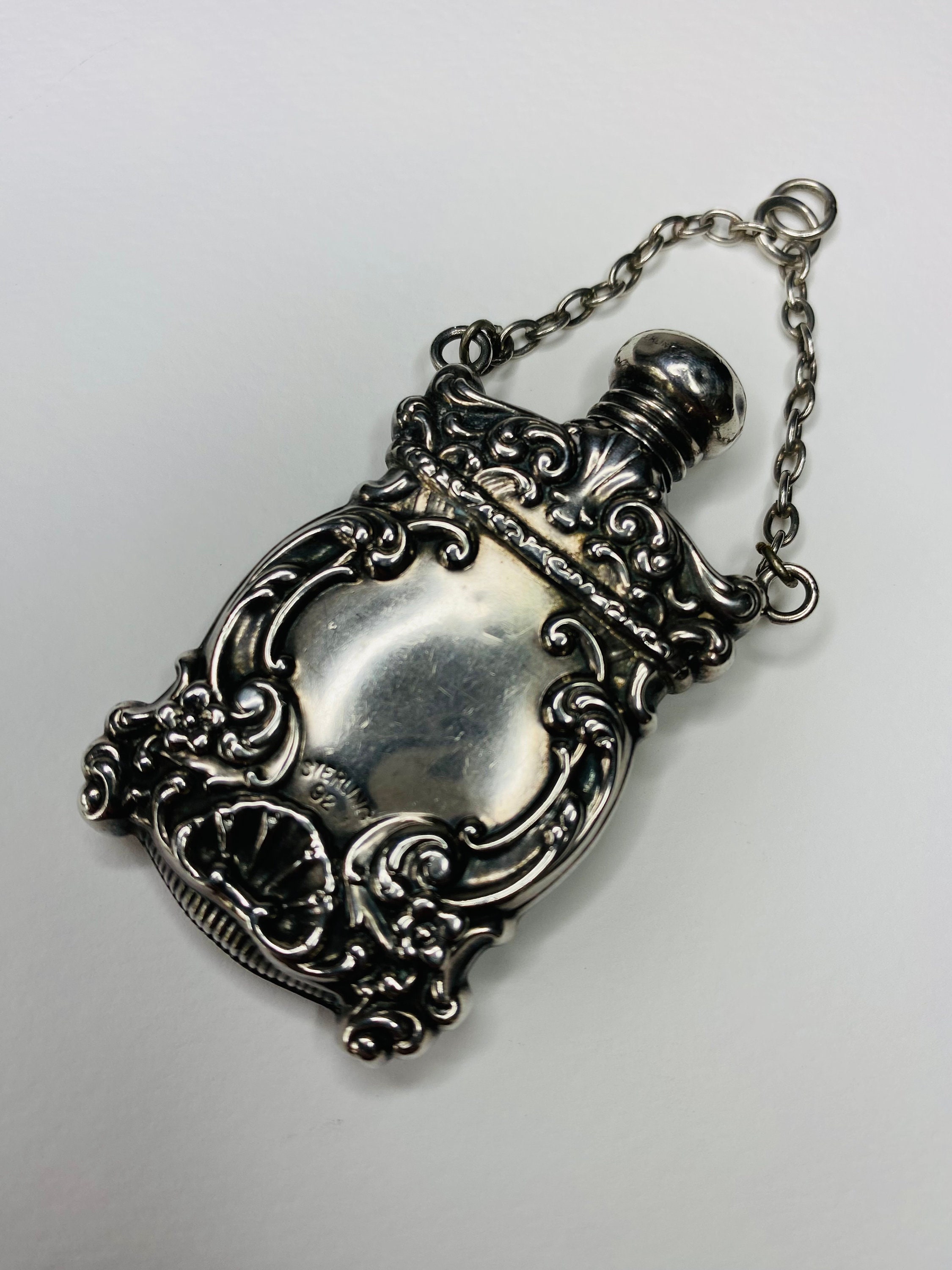 14k Victorian Trefoil Scent Bottle Pendant, Ruby, Sapphire, Diamond, 1.5  Inches, Antique. PE884 - Etsy