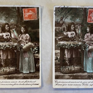 Aprilscherz ANTIKE Postkarte (1908)