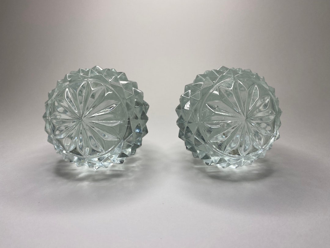 Vintage Crystal Bottle Stoppers 2 Etsy