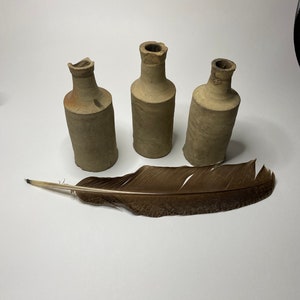 Antique Stoneware Ink bottles (3)