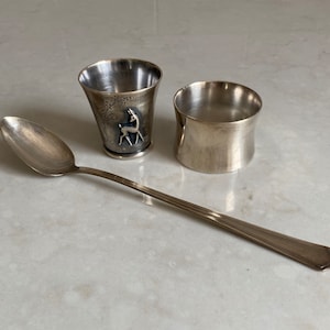1920’s Sterling Silver Child Egg Cup