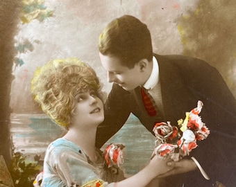 Antique Happy Birthday Postcard