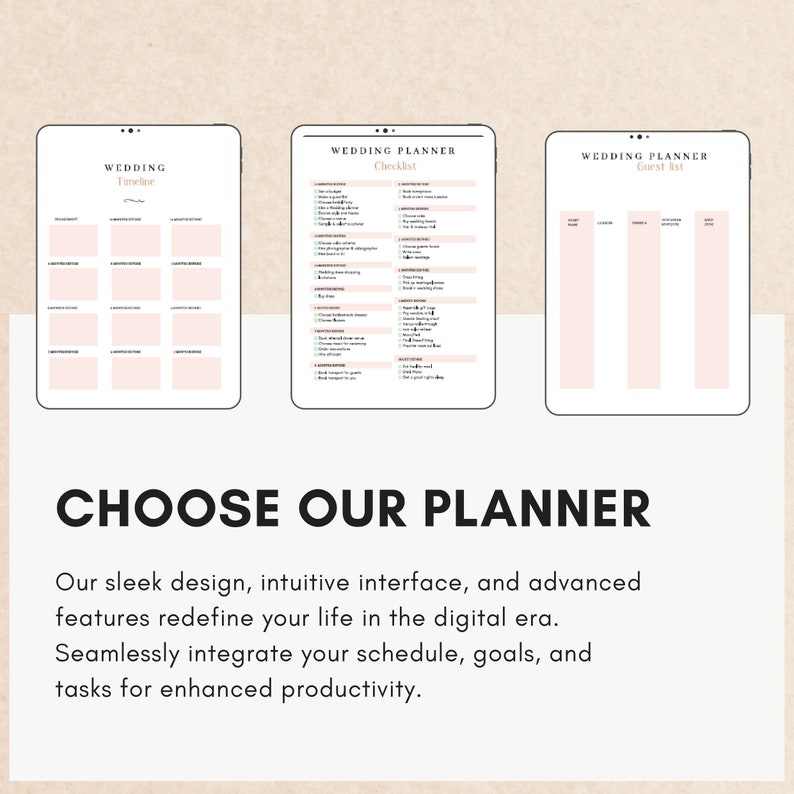 Digital Wedding Planner / Allinone Wedding Planner / Wedding Budget