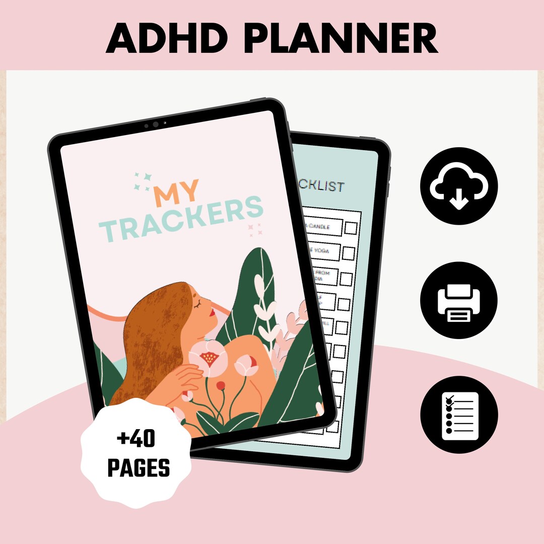 All in One ADHD Digital Planner / Adhd Digital Planner / ADHD Daily