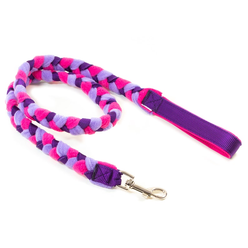 Agility Leash Fleece Braided Etsy