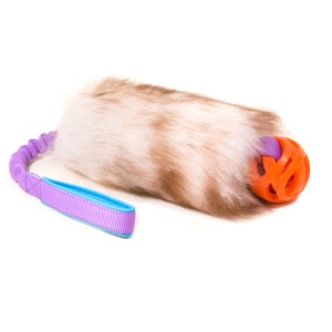 LARGE Sheepskin bungee with Chuckit! Breathe Right Ball