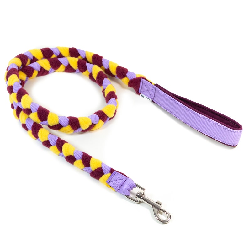 Agility Leash Fleece Braided Etsy
