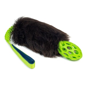 MEDIUM Sheepskin bungee with JW Pet Hol-ee Football