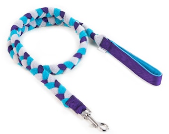 Agility leash fleece gevlochten