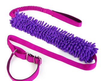 Agility leash with mop and bungee 3in1