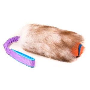 LARGE Sheepskin bungee with Chuckit! Ultra Ball