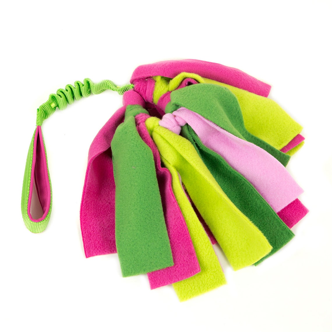 Fleece dog toy with bungee Etsy