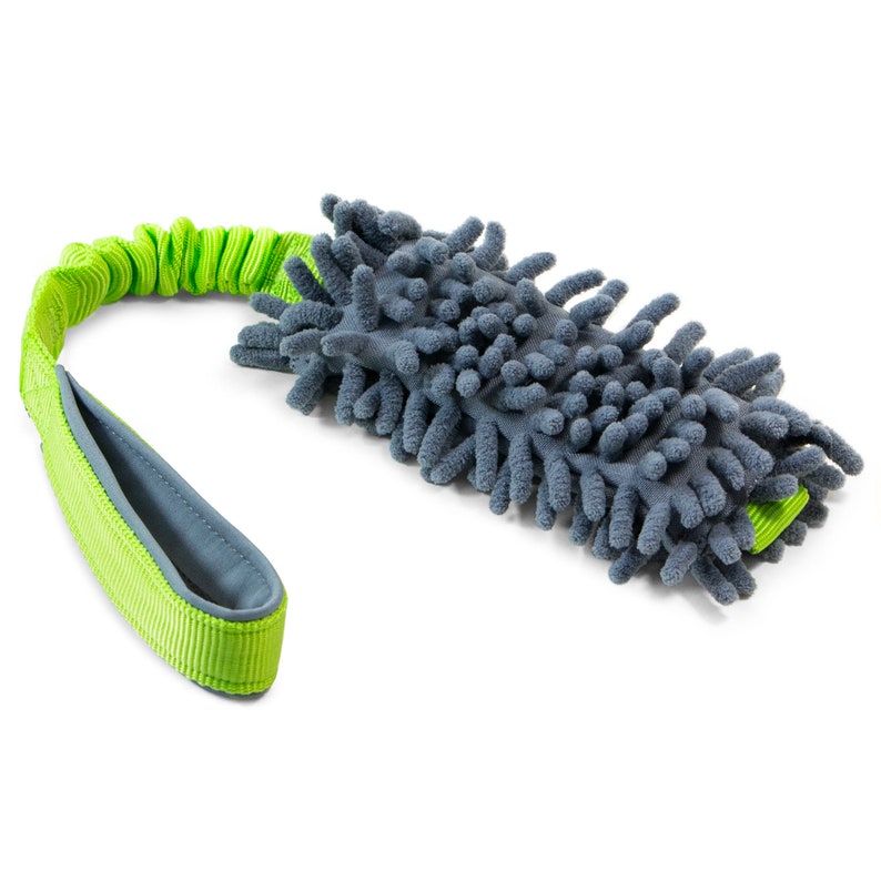 SMALL Dog tug toy mop with bungee handle Etsy