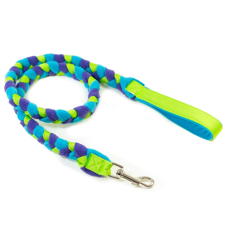 Agility Leash Fleece Braided Etsy