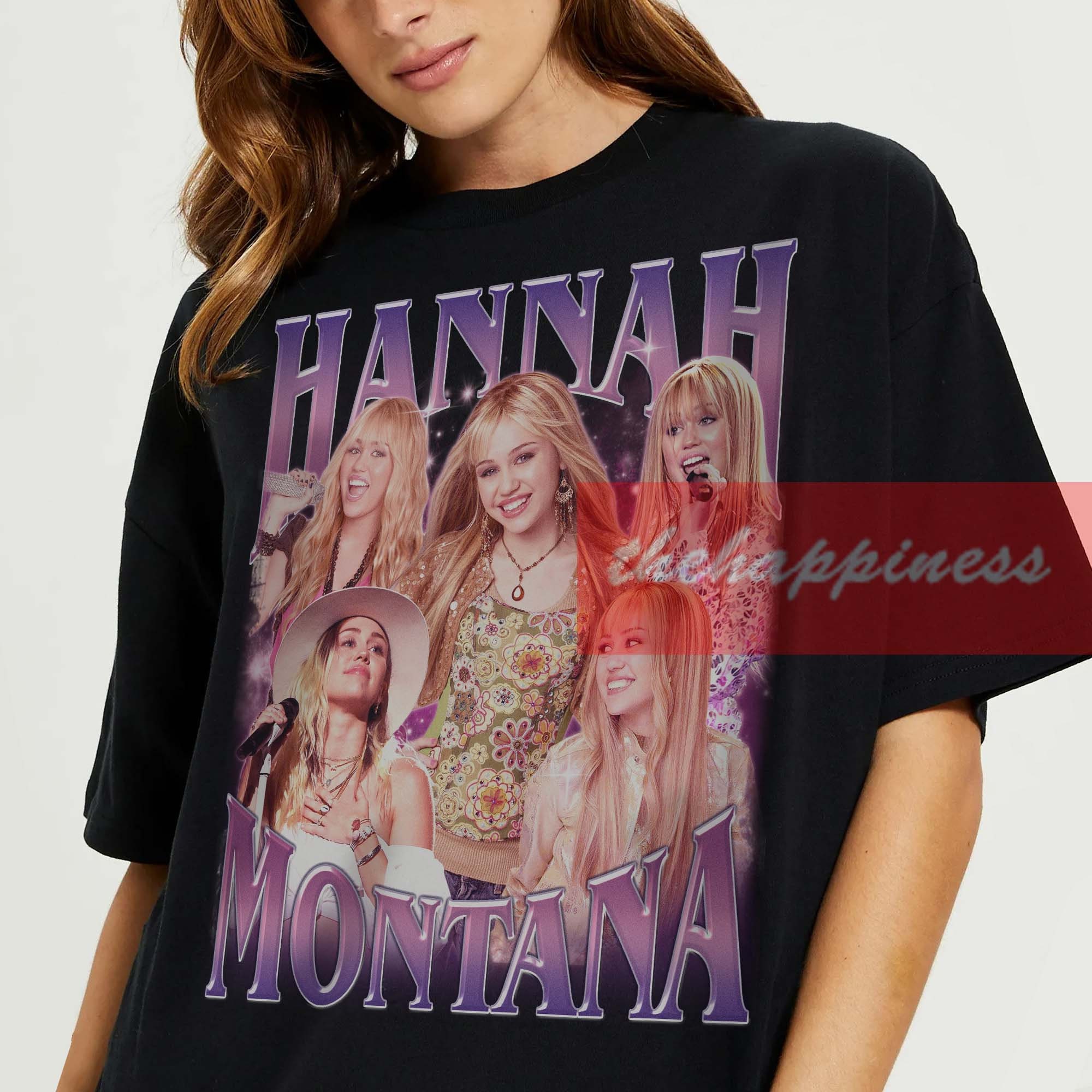 HANNAH MONTANA Shirt, Vintage Hannah Montana Tee Retro 90s