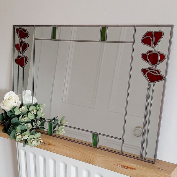 Stained Glass Mirror Etsy