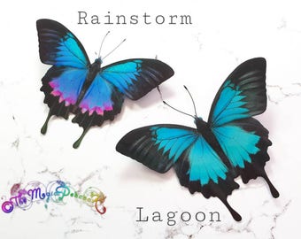 Tropical Ulysses Butterfly 3D wall decal decoration/sticker