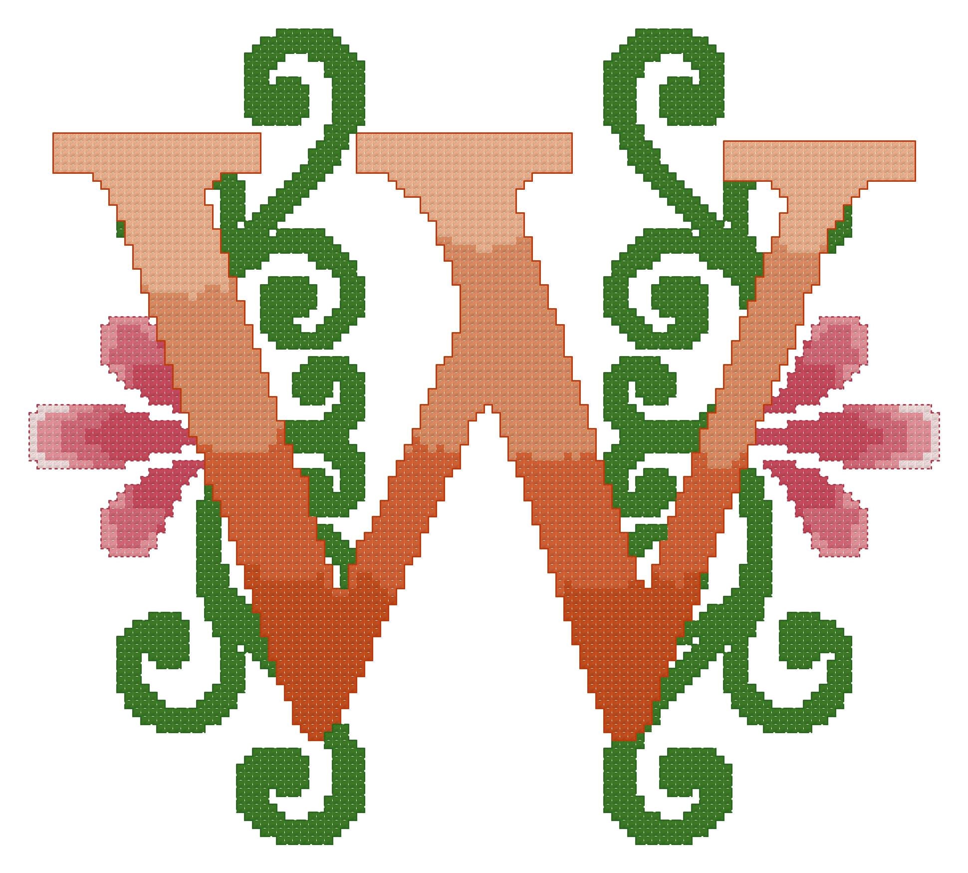 Alphabet Monogram Letter W - Etsy