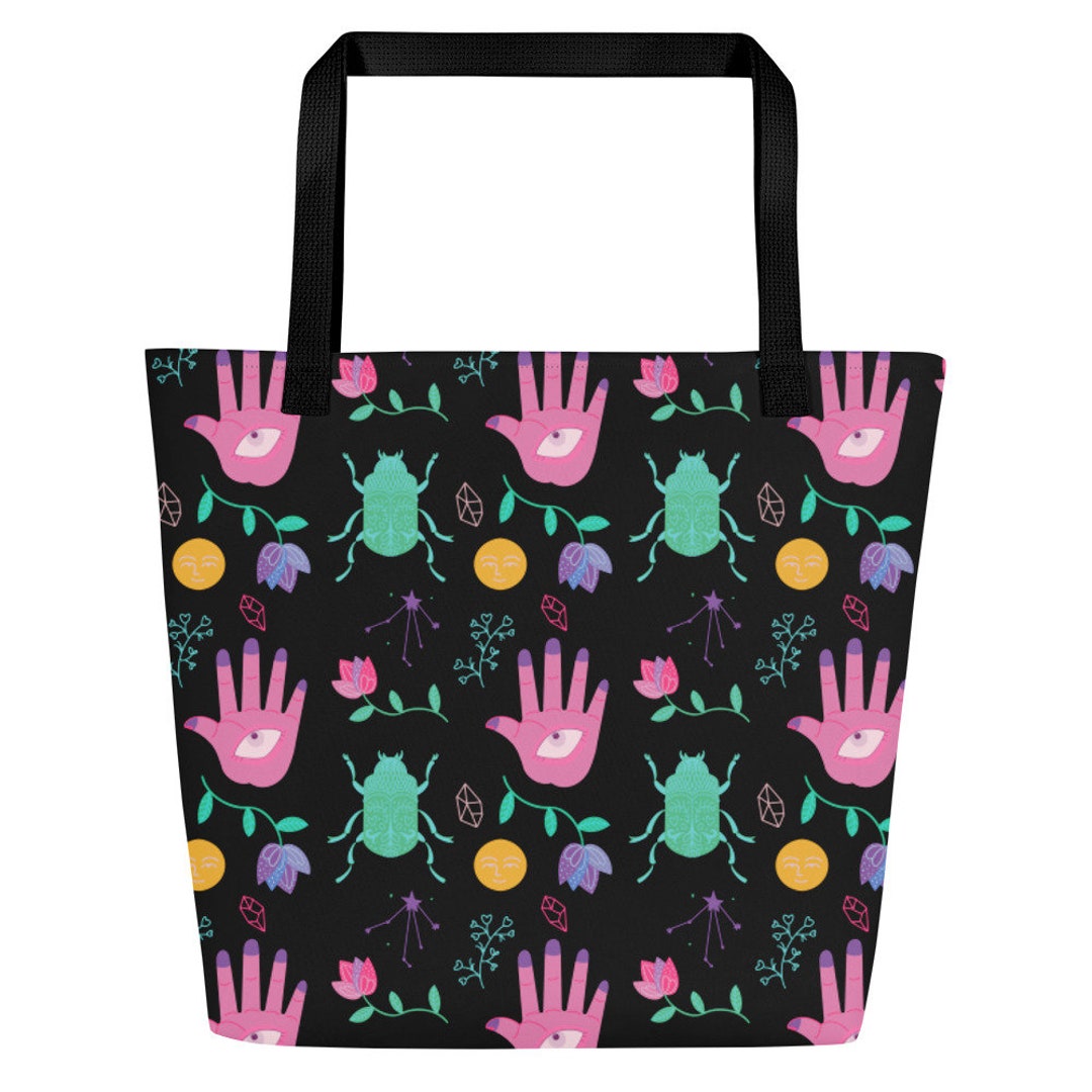 Large All-over Tote Bag - Etsy