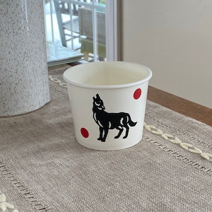 Wolf Snack Cups, Wolf Birthday Snack Cups, Wolf Birthday Party, Teen Wolf, Wolf Party Decor, 12 oz Custom Snack Cups