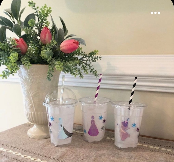 Frozen Party Cup Frozen Birthday Cup Frozen Party Supply Etsy