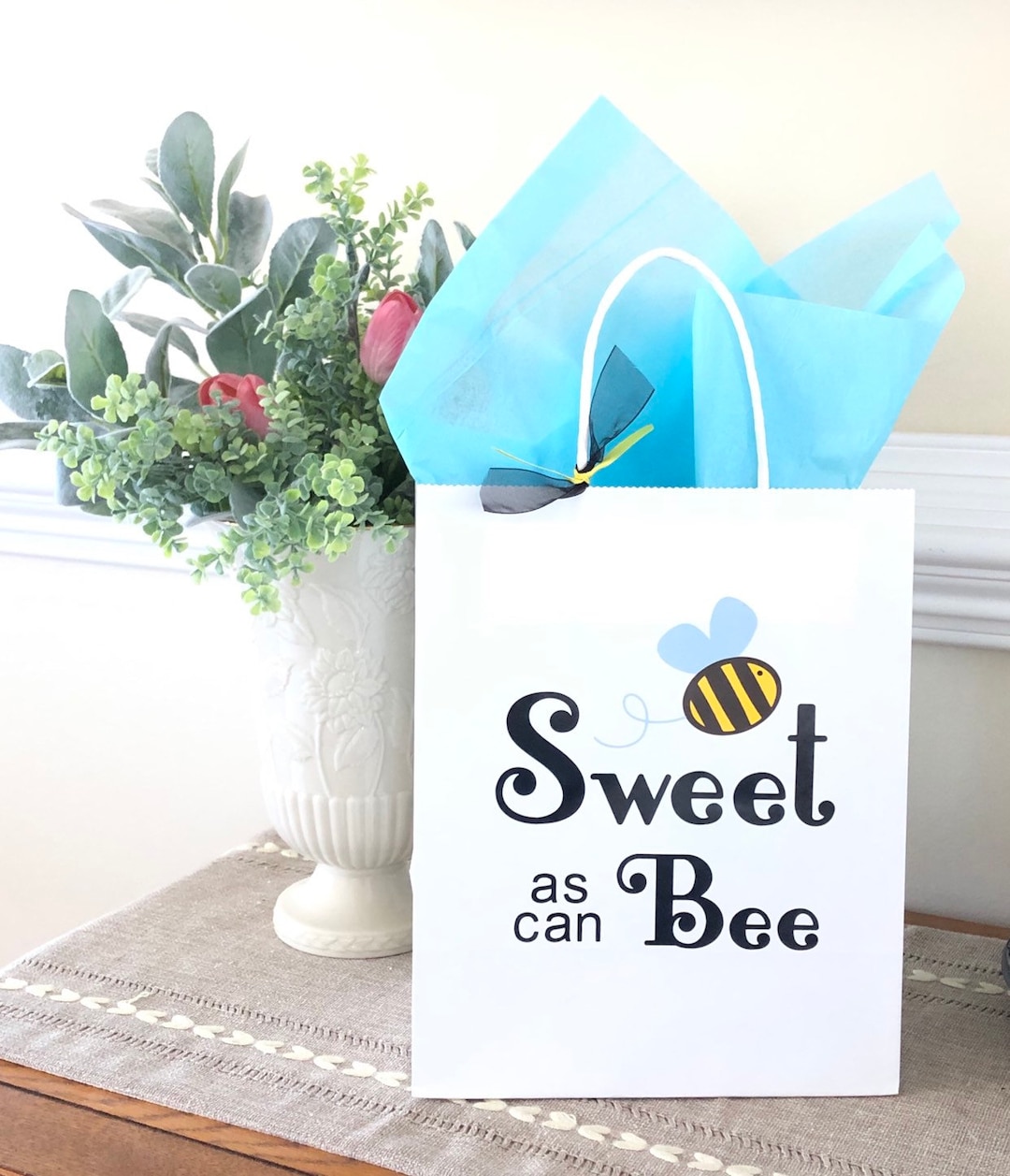 Sacs De Fête Pour Enfants - Kit Cadeau D'Anniversaire Avec 12 Bracelets Slap, 16 Autocollants DIY, 12 Porte-Clés Et 10 Sacs En Papier - Pour Bonbons Et Petits Cadeaux - 10