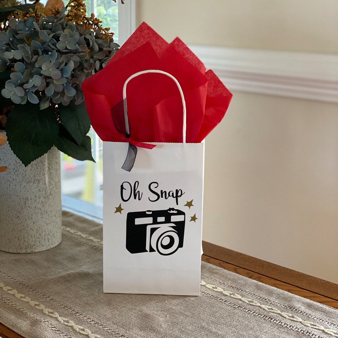 Oh Snap Party Bag, Camera Birthday Party Bag, Instagram Party Bag