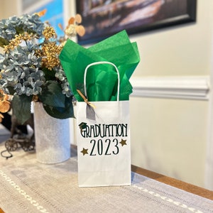 Graduation Party Bag, Graduation Party Favor Bag, Graduation Treat Bag, Custom Graduation Gift Bag, Graduation Party Supply