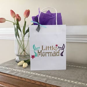 Little Mermaid Party Bag, Mermaid Party Favor, Mermaid Party Decoration, Mermaid Birthday Treat Bag, Under the Sea Party