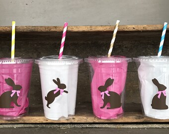 Bunny Party Cup, Bunny Birthday Party Cup, Easter Bunny Party Cup, Rabbit Party Cup, Green Product Eco-Friendly, Biodegradable Cup