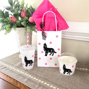 Wolf Perfect Party Set, FREE SHIPPING, Kids party includes 16 oz drink cups, 12 oz snack cup w/choice of bag size!