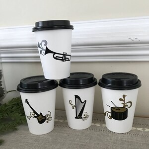 Music Party Hot Cocoa Cup, Music Party Cup, Piano Birthday Cup, Band ...