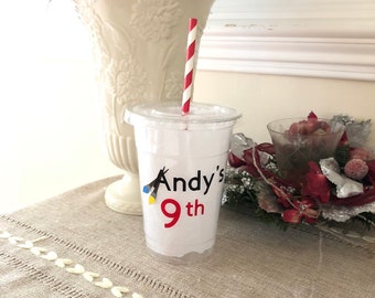 Art Party Cups, Biodegradable Artist Birthday Party Favor
