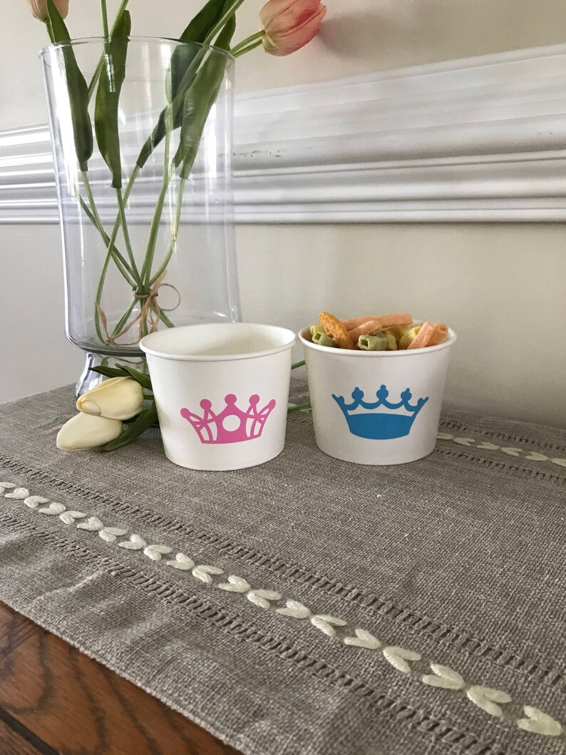 Little Prince Royal Snack Cups Little Princess Royal Snack Etsy
