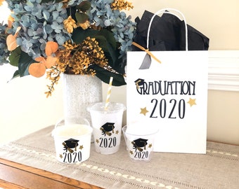 2023 Graduation Party Set, Custom Graduation Party Supplies, Graduation Party Favor Gift Bag, Graduation Drink Cup, Graduation Ice Cream Cup