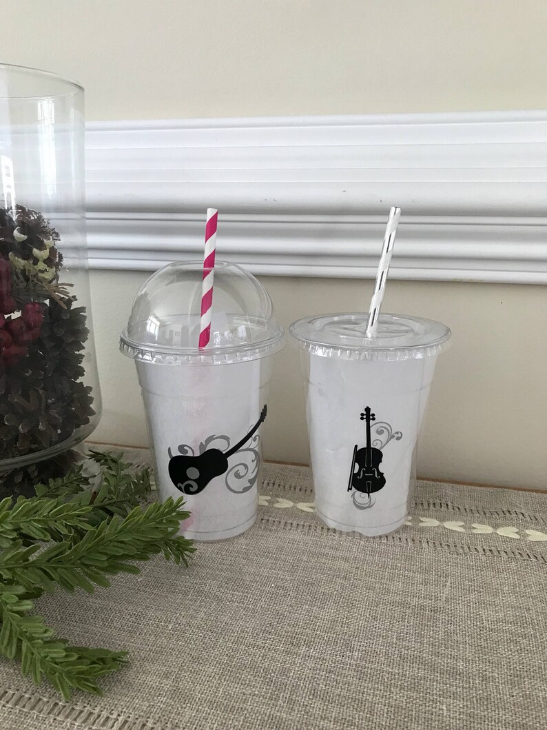 Band Party Cup Band Birthday Cup Music Party Cup Music - Etsy
