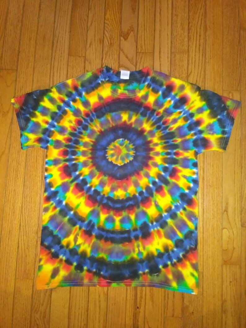 bullseye tie dye shirt