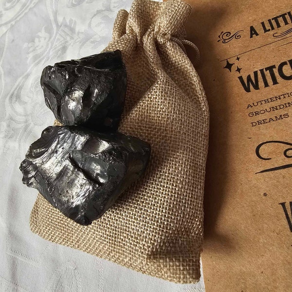 Witch's Coal, Anthracite stone, Crystals, Witch Gifts, Christmas Coal, Santa Coal