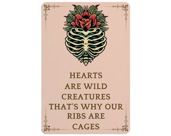 Wild Heart Sign - Etsy