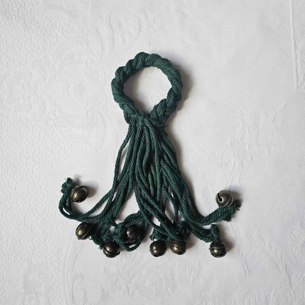 Deep Green Witch Bells, Witch Ward, Spiritual Ward, Witch Decor, Door Bells, witches bells, witch gifts