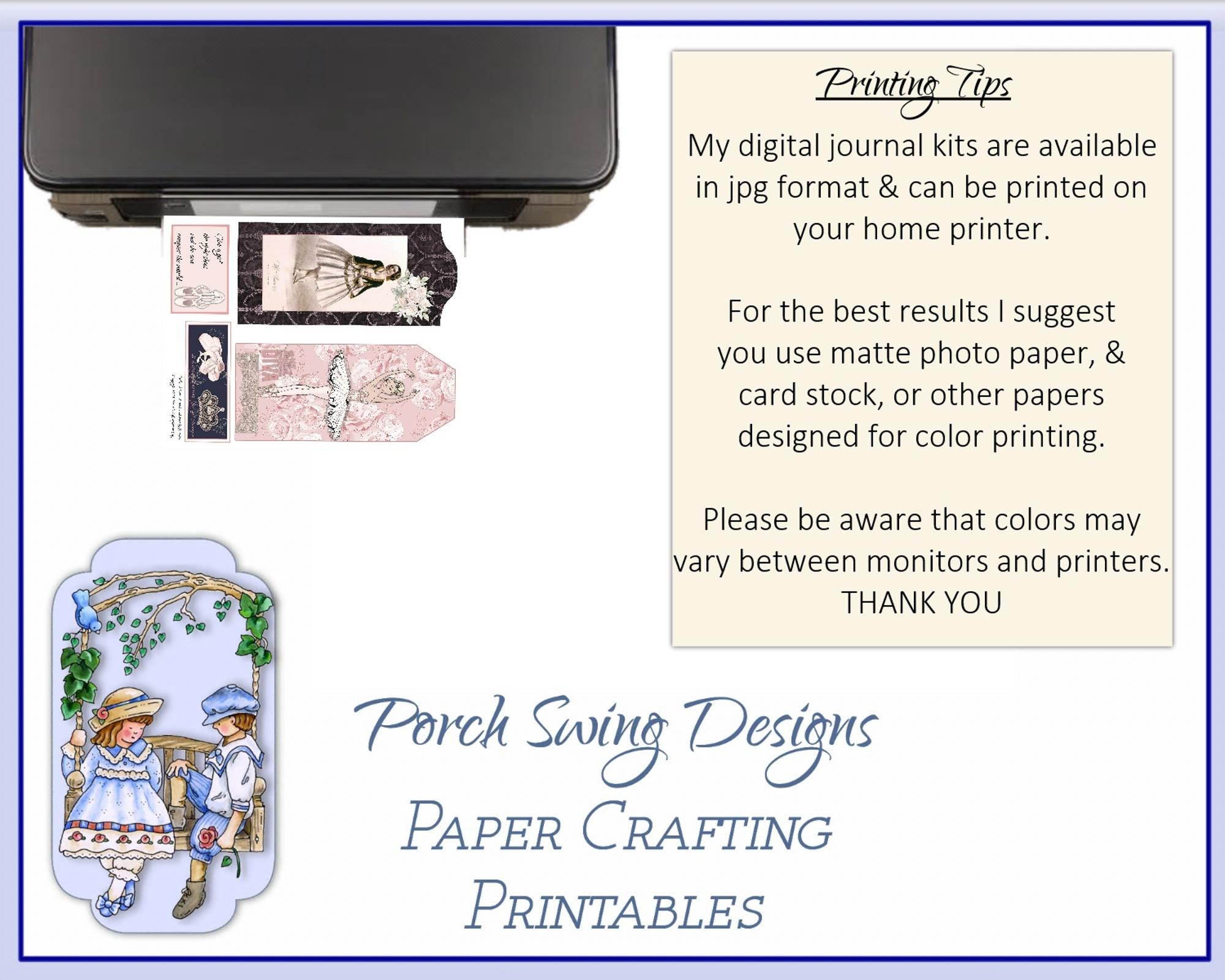 Awec Stickers Vintage Ladies Fussy Cuts: Printable Ephemera Stickers (digital ...