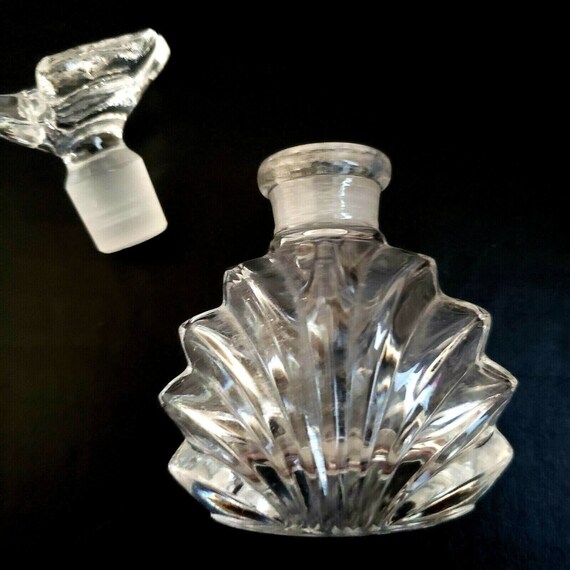 Perfume Bottle vintage Lead Crystal - image 4